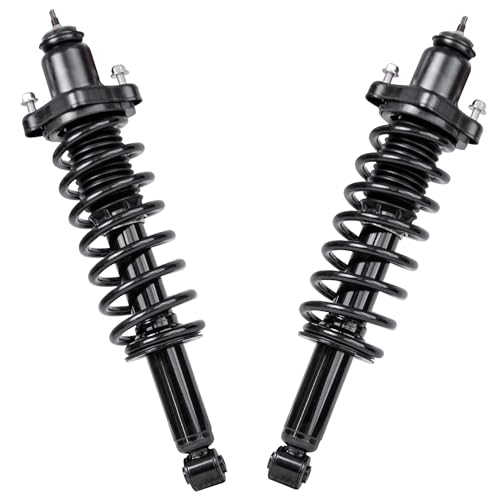 Image of Detroit Axle - AWD 8pc Front Rear Struts Sway Bars for Jeep 2007-2008 Patriot Compass, 4 Complete Struts with Coil Springs 4 Stabilizer Sway Bar End Links Suspension Replacement