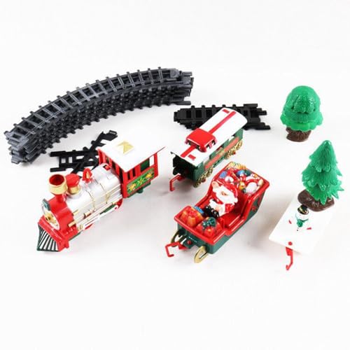 Circuit de train de Noël évitez l'ennui des enfants grâce aux animations sons et lumières