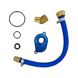 Fudatong 6.0L Oil Cooler Flush Kit with Aluminum Anodize Adapter for Ford 2003 2004 2005 2006 2007 2008 2009 2010 Di/esel Replacement