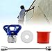 Produktbild AFASOES Verlängerung Pole 30 cm Airless Spritzgerät Pistole mit Düse Sitz Airless Paint Spray Gun Verlängerungsstange für Airless Farbspritzpistole Farbsprühsysteme (Stangendurchmesser 12 mm)