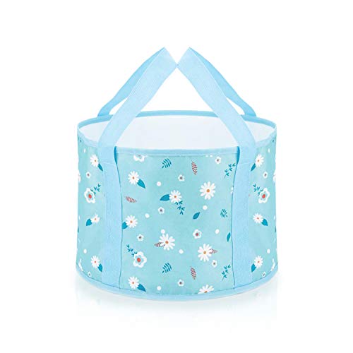 Collapsible Foot Basin for Travel, Portable Foot Soaking Basin, Mutil-function Water Bucket  Folding Bucket For Washing Fruit and Clothes (12L)