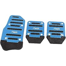 Unifizz Car 3 in 1 Universal Automatic Racing Sports Non-Slip Gas/Brake Pedals Pad Cover