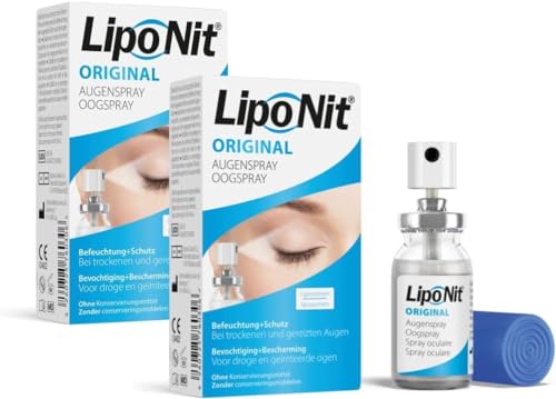 Lipo Nit Augenspray zur verbesserten Befeuchtung der Augen 10 ml 2x