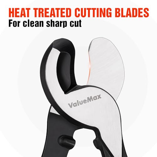 Image of ValueMax 10-Inch Heavy-Duty Cable Cutter for Aluminum, Copper Battery Cables and Communication Wires