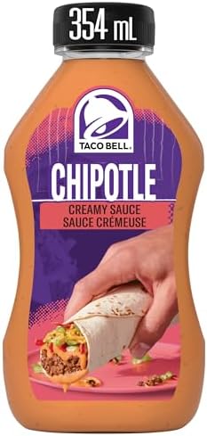 Taco Bell Creamy Chipotle Sauce, 354 mL Bottle