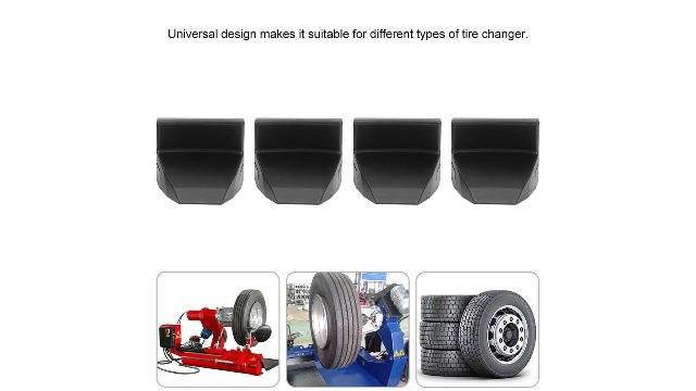 Image of ST4027645 Jaw Protectors, Tire Changer Clamp Cover Guard 4Pcs ABS Protective Covers for Wheel Universal Fit