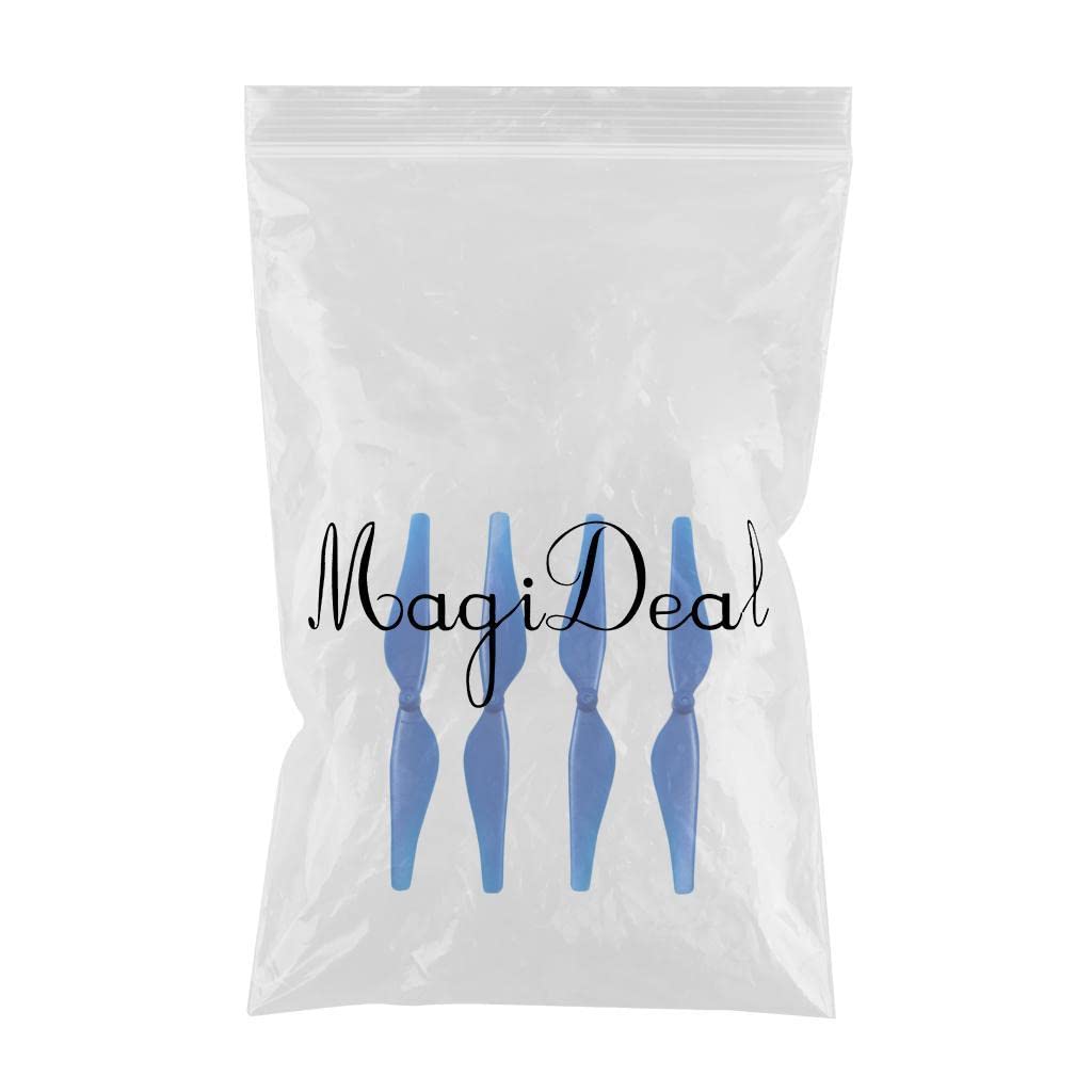 BNF® Quick-Release Propellers Paddle Blades for D.J.I Tello Drone Rc 2Pairs Blue