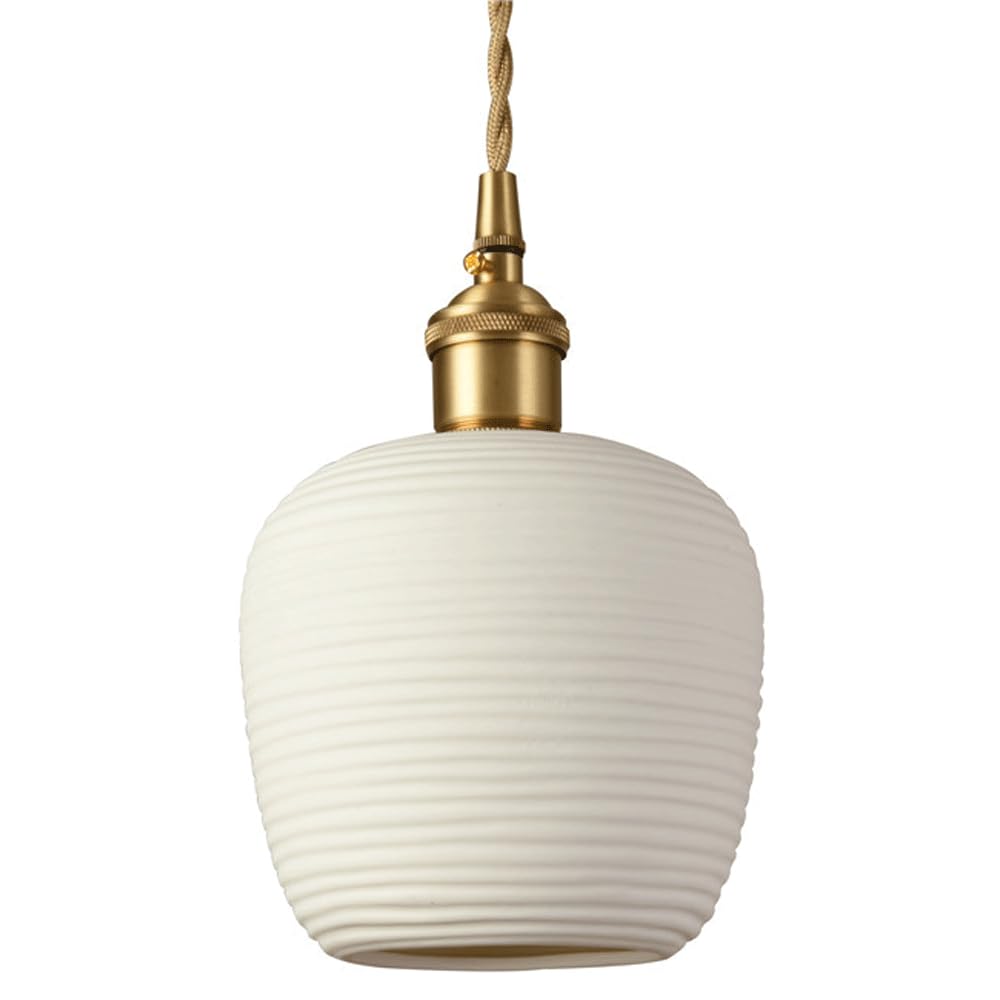 Luminaire décoratif suspension céramique minimaliste nordique pour projet intérieur