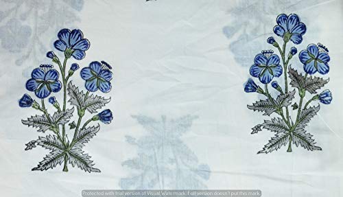 Tissu en coton imprimé indien au yard pour robe d'été et Kurtis, rouleau de 50 yards