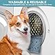 Aomig Waschbare Welpen-Trainingspads 2Pcs Haustier-Urinunterlage Welpenunterlagen Wiederverwendbare Hundetrainingspads Puppy Pads Hunde Katzen Welpen Altere Inkontinente Hunde(Grau Footprints,40*60cm)