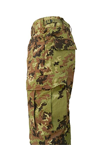 Tarnanzug, militärischer Gefechtsanzug, Ripstop, Tarnfarbe grünlich – Bild 5