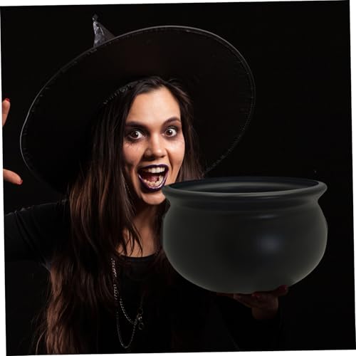 Grand chaudron plastique Halloween robuste et réutilisable pour l'extérieur - 5