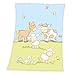 Herding Fynn Babydecke, Bauernhof Motiv, 75 x 100 cm, Microfaserflausch, Mehrfarbig