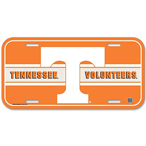 NCAA Tennessee Volunteers License Plate, Team Color, One Size