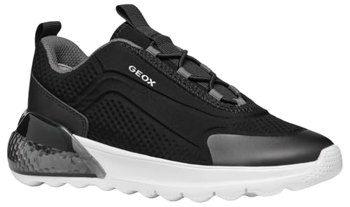 Geox J Activart Illuminus Children's Trainers, Black, 21.0 cm