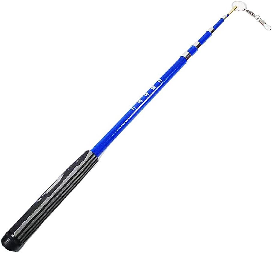 DSJUGGLING One Pair of Stretchable 59 Inches Fiberglass Handsticks with Foam Handles for Dance Ribbon or Dancing Dragon Poi Equipment Adjustable Rod(150cm)
