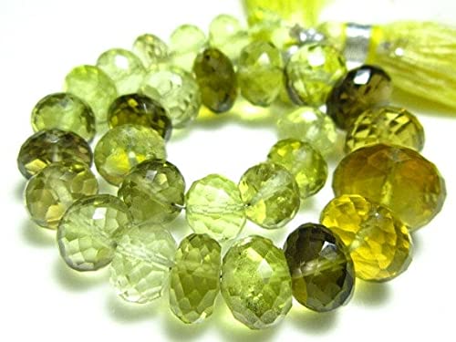 Lemon quartz bio perles de 7-10mm pour créer vos bijoux d'été faits main