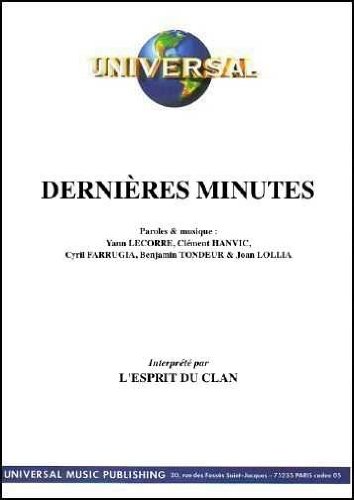 DERNIERES MINUTES