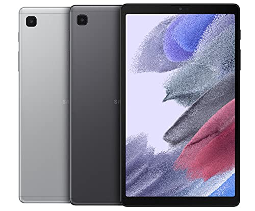 Image of Samsung Galaxy Tab A7 Lite 8.7 inch (2021, WiFi + Cellular) 32GB 4G LTE Tablet & Phone (Makes Calls) GSM Unlocked, International Model w /US Charging Cube - SM-T225 (Silver, LTE+WiFi)