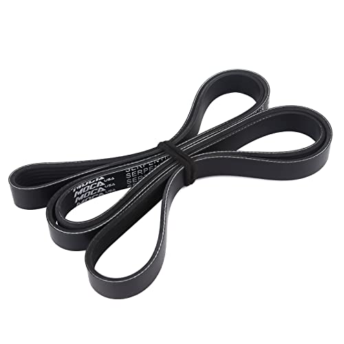 Image of MOCA 6PK2115 Serpentine Belt Fits 06-11 for Buick Lucerne for Cadillac DTS 4.6L & 04-05 for Ford F-150 4.6L 5.4L & 16-17 for Honda HR-V 1.8L & 07-08 for Porsche 911 3.6L & 05-08 Boxster 2.7L