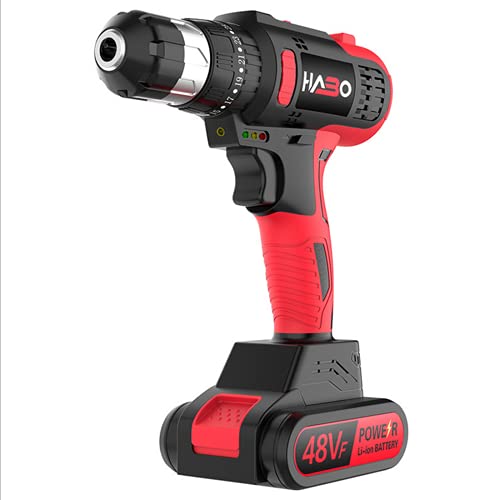 SXTYMV BohrhäMmer Schlagbohrmaschine Abbruchhammer Hammerbohrer BüRstenloser Schlagbohrer Akku-Pistolenbohrer Lithium…