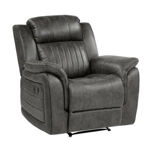 Sillón Manual Plegable Gris Marrón miniatura 6