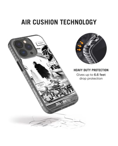Image of DailyObjects Roar of A Legend Stride 2.0 Magnetic Case Cover Compatible with iPhone 14 Pro Max | Wireless Charging Slim Back Cover | 2 Layer Edge Protection & Shockproof
