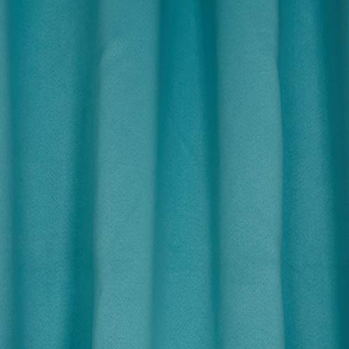 Image of Swayam Blackout Window Curtain Set 2 for Bedroom, Guest Room - Thermal Insulator, Comes with Readymade Eyelets, Triple Layer Weave (5Ft) Noise Dampener, Machine Washable - Blue