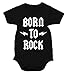 Body Divertente Neonato Born to Rock - Rock Parody - Idea Regalo - Taglie da 0 a 24 Mesi