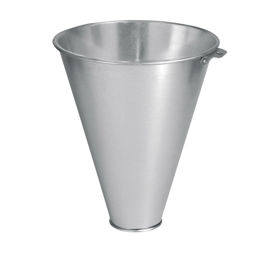 Gaun Schlachttrichter für Geflügel, FUNNEL, 34 cm Höhe, 10 cm unten, 28,5 cm oben, Silber, Metall