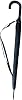 Zeus&co. Extra Durable Automatic Black Cane Umbrella