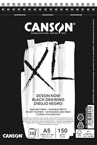 Canson XL Dessin Noir Zeichenblock, 20 Blatt
