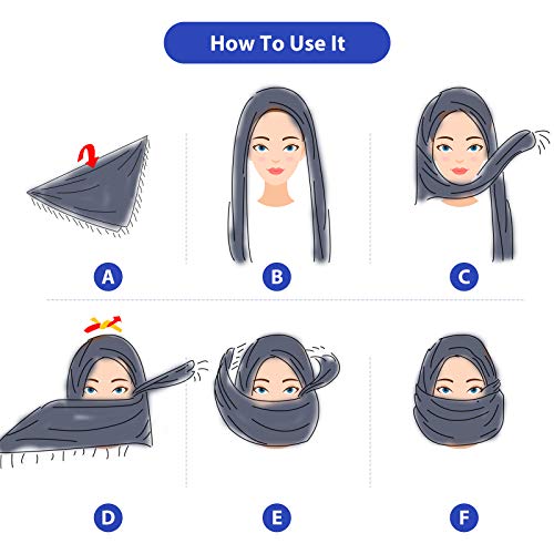 SATINIOR 3 Pcs Shemagh Scarf Men Keffiyeh Scarf Arab Scarves Unisex Plaid Turban with Tassels for Men Women Winter Outdoor