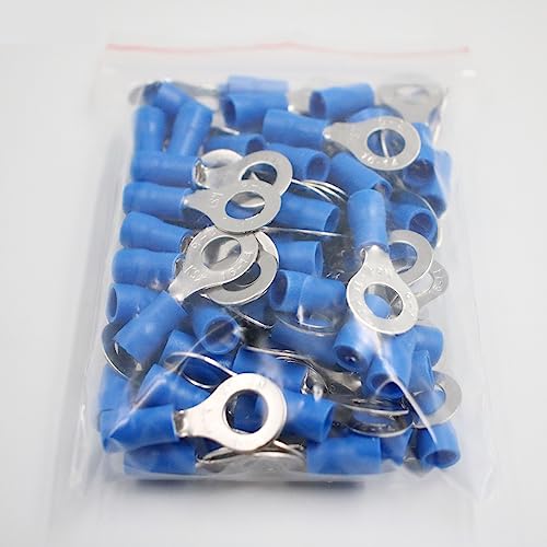 RV2-12 anneau bleu isolé terminal pour câble à sertir 1.5-2.5mm de fil RV2.5-12
