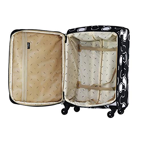 Image of Timus Indigo Spinner Black 4 Wheel Set of 2 55 & 65cm /20 inch & 24 inch cm Strolley Suitcase for Travel Expandable bags with inbuilt combination lock /best waterproof travel bag for men /cabin /check-in luggage