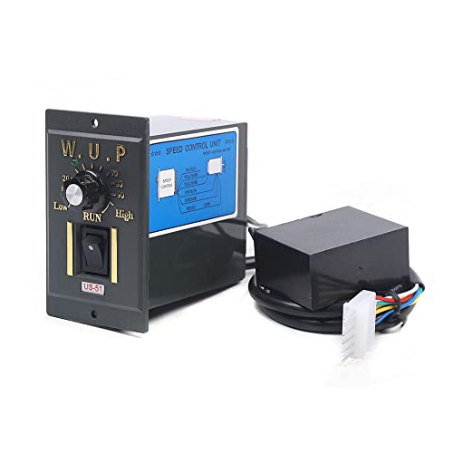 #US 120W Gear Reducer Motor+Variable Speed Controller 1:3(3K) 450 Adjustable 110V