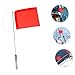 Imagen de Abaodam 2piezas Bandera De Dirección del Viento De Acero Inoxidable para Yates Indicador De Viento Rojo para Mástil De Barco Equipamiento De Seguridad Marino
