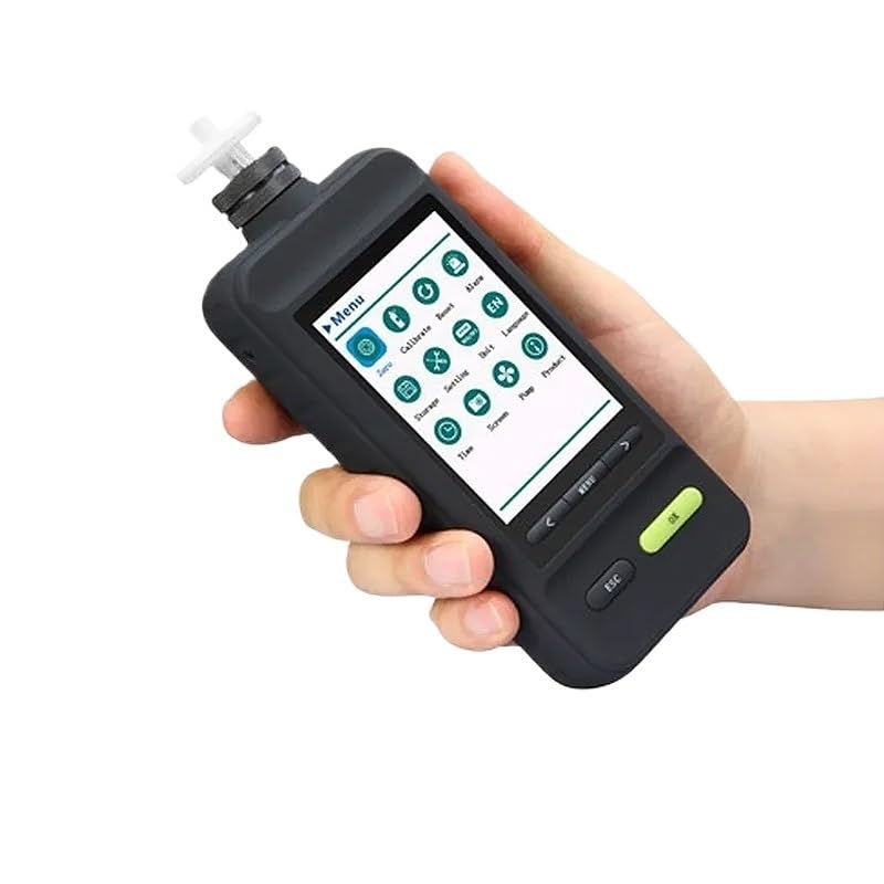 Detector de Gas, Monitor de Calidad del Aire de Grado Industrial, Alarma de luz y Sonido de Gas portátil