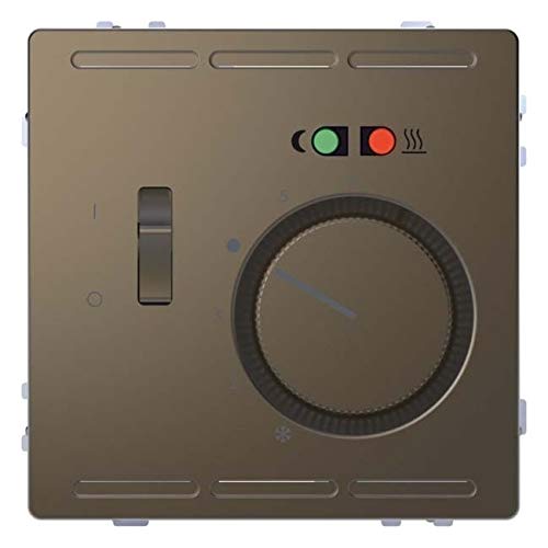 Thermostat d'ambiance Merten MEG5764-6052 230 V Système moccamet