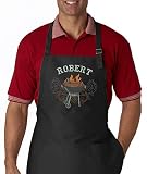 Wild Side Grill Personalized Men's Embroidered BBQ Apron