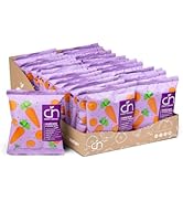 Crispy Natural Carrot Chips au Goût Thaï, 24 x 18 g, Chips de Carotte Séchées Naturelles Croustil...