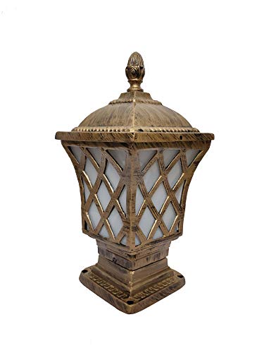 Image of Aluminium Cast Rust-Resistant Water-Proof Outdoor Gate Light Gate Light (Acrosscoper)