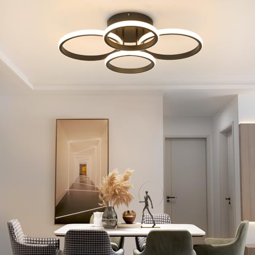 Plafonnier LED dimmable pour stopper la fatigue oculaire avec télécommande - 6