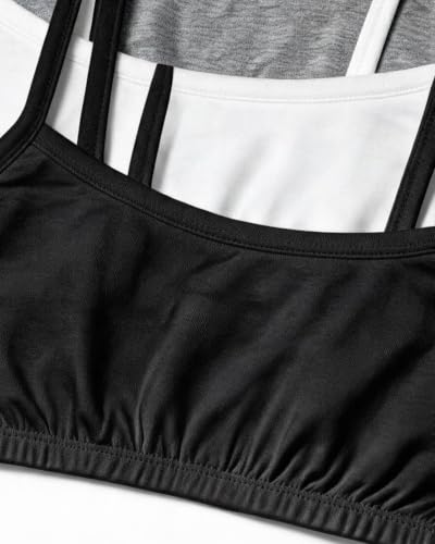 Image of Fruit of the Loom Girl's Cotton Stretch Cami Training Bra Multi-Pack
