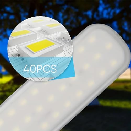 Reflector recargable para camping luz solar LED portátil de senderismo 4