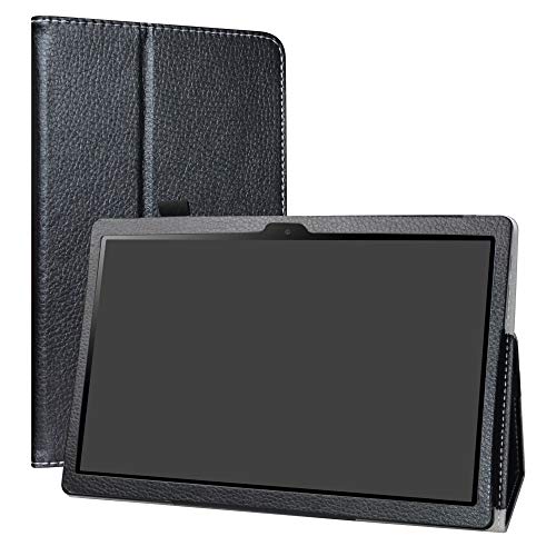 Labanema CHUWI Hi9 Air Funda, Slim Fit Carcasa de Cuero Sintético con Función de Soporte Folio Case Cover para CHUWI Hi9 Air 10.1 Pulgadas Tablet - Negro