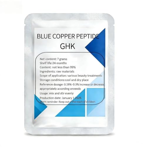 99% GHK-Cu Copper Peptide Powder CAS 49557-75-7 7g pack