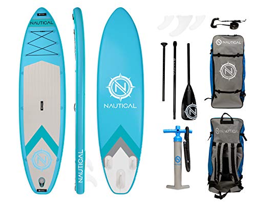 iROCKER Nautical Inflatable Paddle Board | Aqua