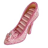 Generic Ring Holder High Heel Shoe Design Fashion Jewelry Organizer Display Birtyday Gift (Pink)
