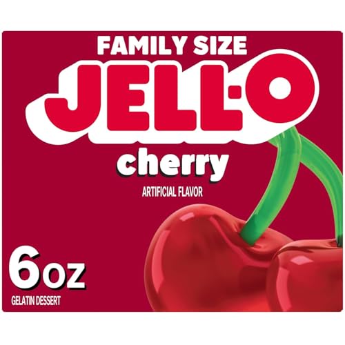 Jell-O Variety Pack Orange Cherry Lime Strawberry Raspberry 6 oz (5-Pack)